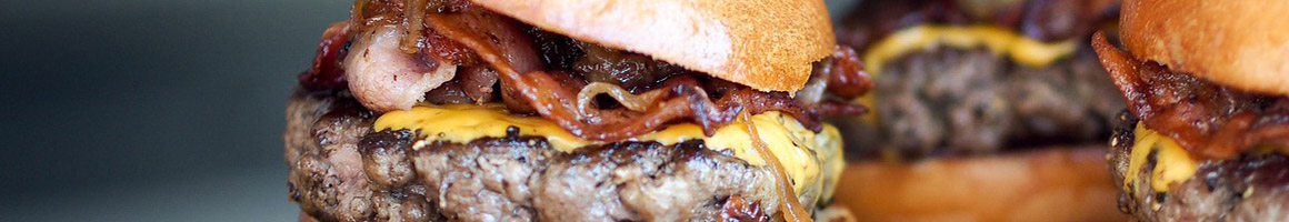 Eating Burger at Alex Burgers restaurant in Los Angeles, CA.
